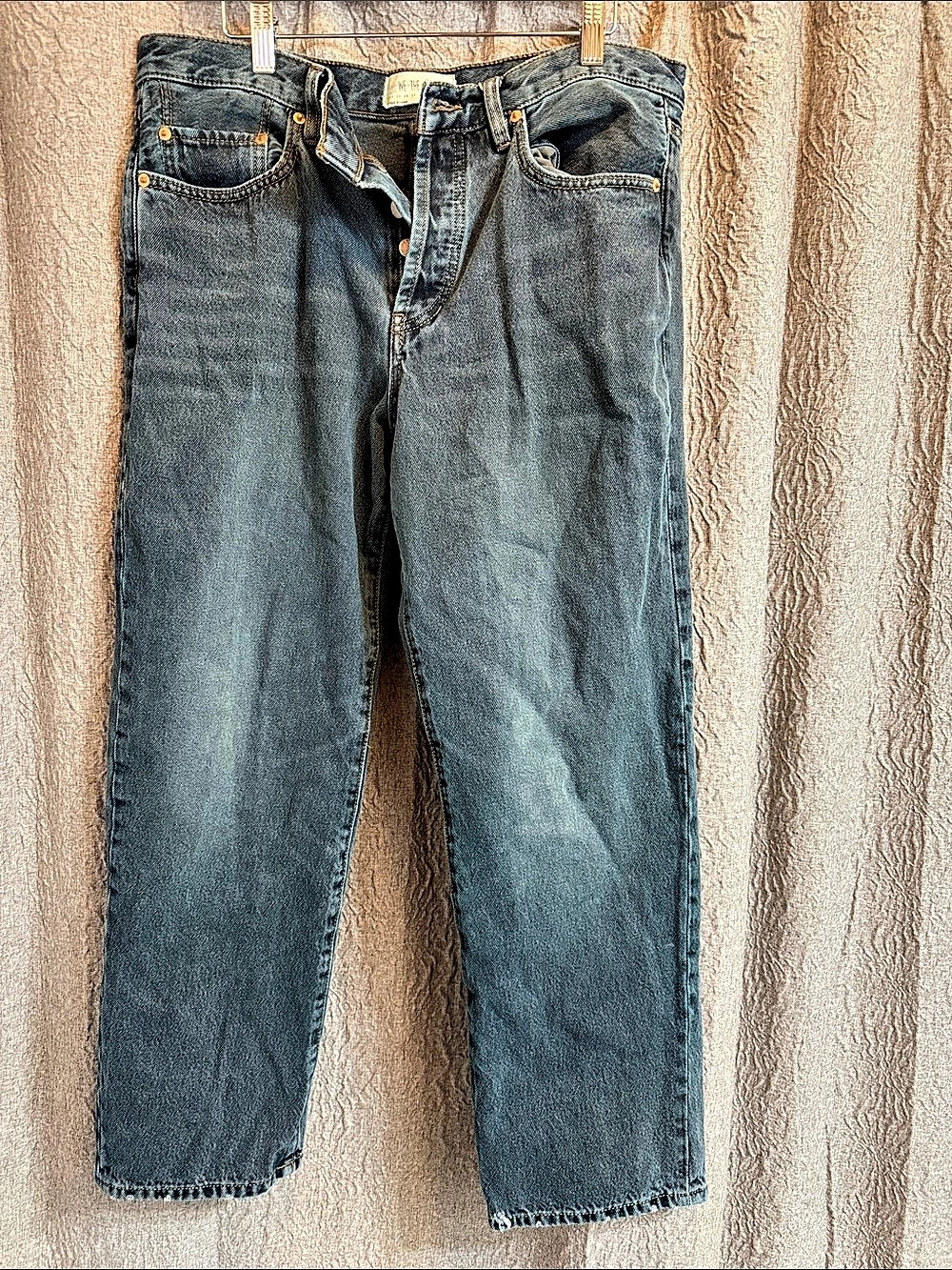 We The Free Straight Leg Jeans in Blue Waist 25